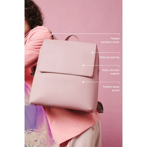 NWT Beis Wicked Backpack in Wicked Pink - Picture 2 of 5